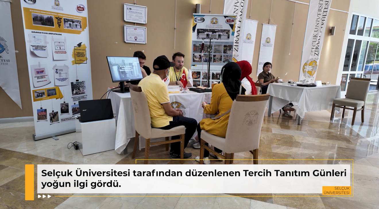 Selçuk Üniversitesi tarafından düzenlenen Tercih Tanıtım Günleri yoğun ilgi gördü